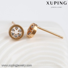 92367-Xuping Daily porter O plaqué or boucle d&#39;oreille best seller vogue jewelries